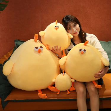 ChubbyHen | Suave Peluche - Cojín de Gallina Madre Adorable para Niños